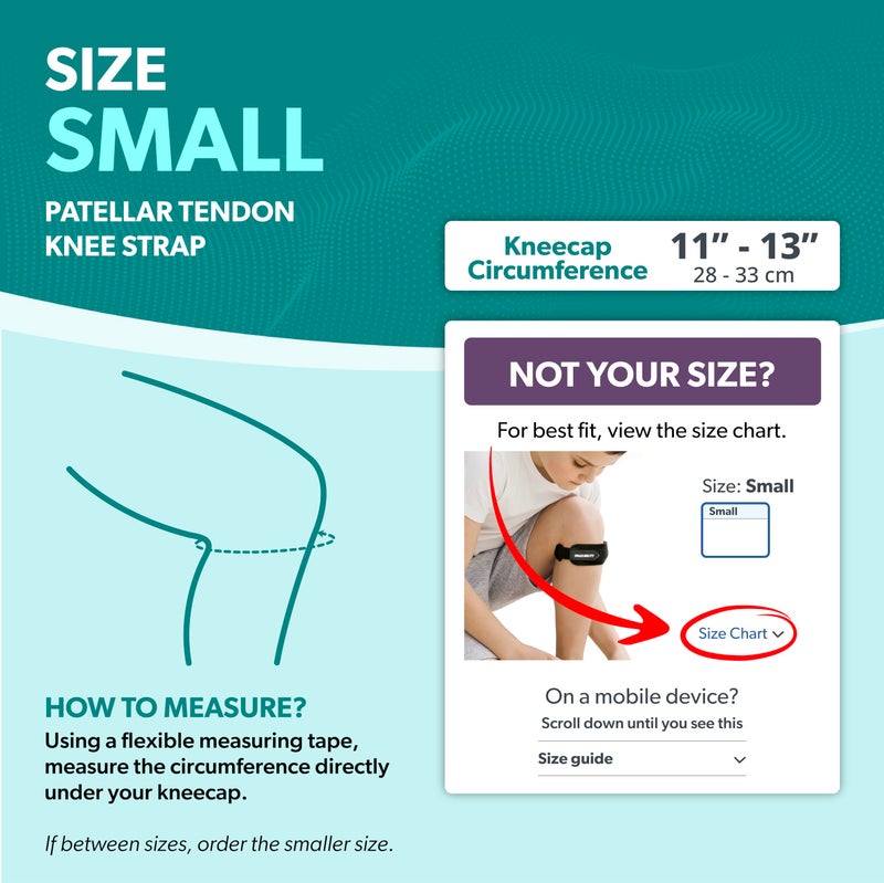 BraceAbility Kids Knee Band - Youth Patellar Tendon Support Strap Child Osgood Schlatter Brace for Jumpers Knee, Patella Tendonitis, Sports Wrap for Running, Soccer, Volleyball, Basketball (S) - Image 2