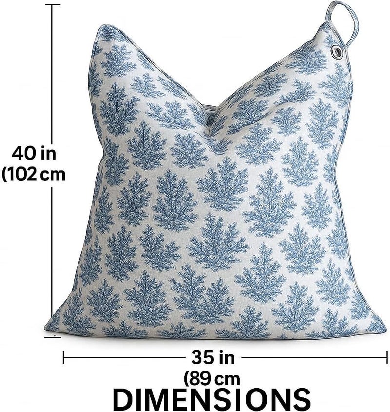 BS كرسي بيس فاشن بول oversized – أريكة أرضية من قماش بوليستر - Image 3