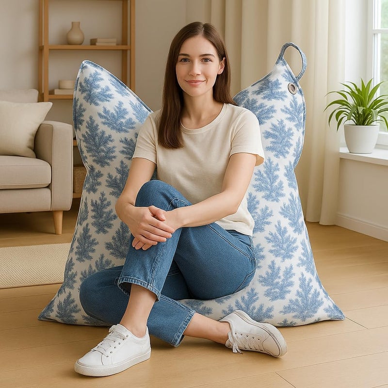 BS كرسي بيس فاشن بول oversized – أريكة أرضية من قماش بوليستر - Image 2