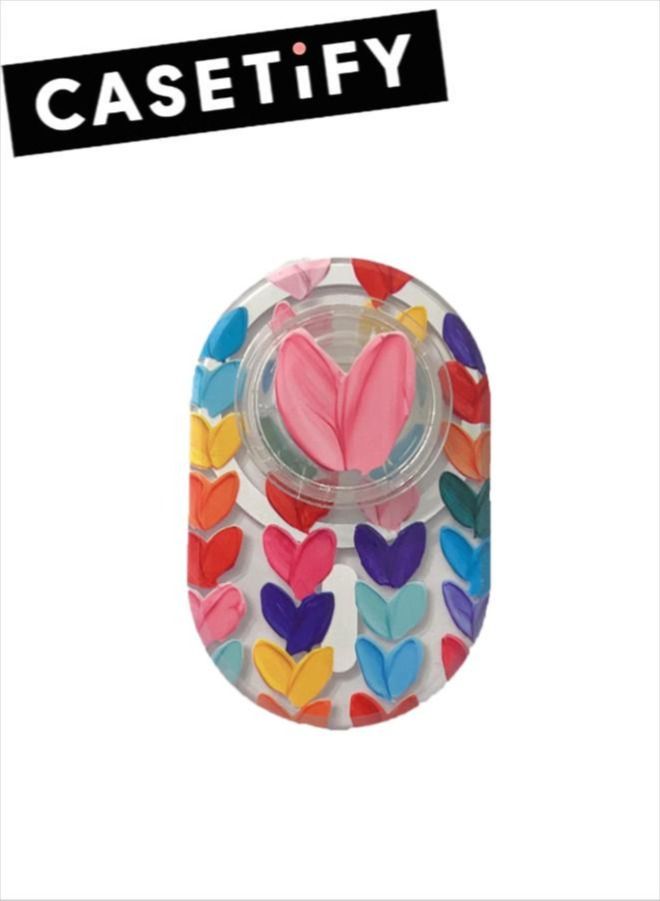 Casetify The Heart Phone Grip Stand Compatible with MagSafe, MagSafe Phone Grip Holder, Wireless Charging Compatible - Image 1