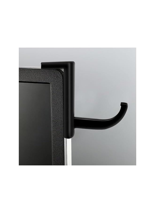 SYOSI Headphone Headset Hanger Monitor Stand Holder Headset Stick On Hook Black  - Image 4