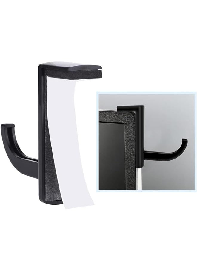 SYOSI Headphone Headset Hanger Monitor Stand Holder Headset Stick On Hook Black  - Image 3