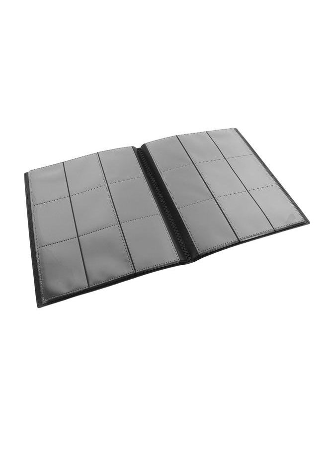 Thoraya 360 Pages Pages 9 Pocket Card Collection Binder Game Card Binder Collector Black  - Image 2