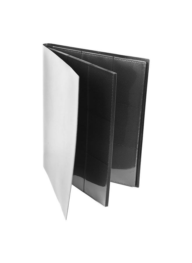 Thoraya 360 Pages Pages 9 Pocket Card Collection Binder Game Card Binder Collector Black  - Image 1