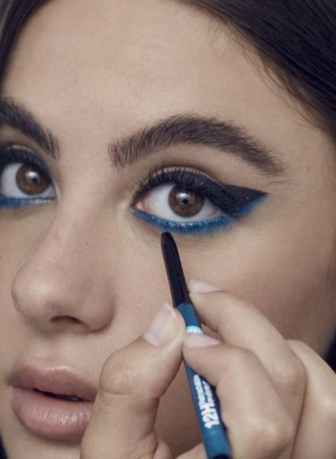 SEPHORA COLLECTION COLLECTION Waterproof 12HR Retractable Eyeliner Pencil 19- Shimmer Navy - Image 3