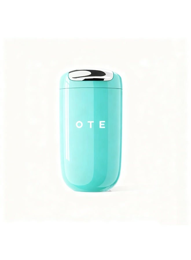 350ml Insulated Coffee Mug,SUS316 Stainless Steel Leak-Proof Travel Vacuum Insulated Cup with Retro Piano Baking Paint, Portable Thermal Cup for Coffee Lovers Mint green