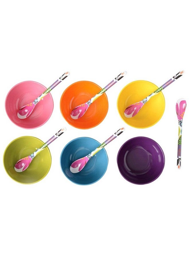 French Bull - Melamine Mini Bowl Set 300ml - For Desserts, Appetizers or Dips - Multicolor, Set of 6 - Image 4