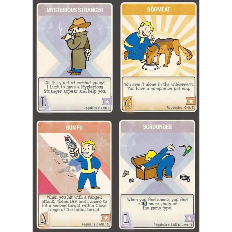 Modiphius Fallout: The Roleplaying Game Perk Cards - RPG Accessory, Roleplaying Game - Image 2