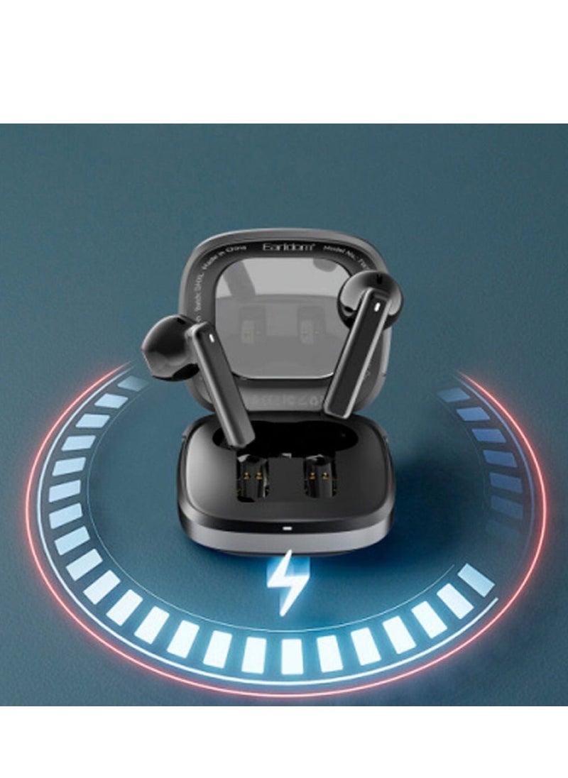 JAJEEK "TWS-34 Bluetooth Stereo Headset - True Wireless Sound & Compact Design (Black)" - Image 3