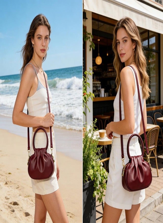 Niction Slouchy Crossbody Bags Women Small Cross Body Hobo Crescent Shoulder Purses PU Leather Travel Dumpling Cloud Bag Handbags - Image 2