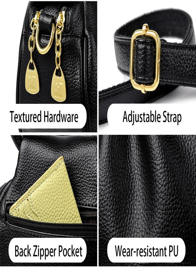 Niction Slouchy Crossbody Bags Women Small Cross Body Hobo Crescent Shoulder Purses PU Leather Travel Dumpling Cloud Bag Handbags - Image 5