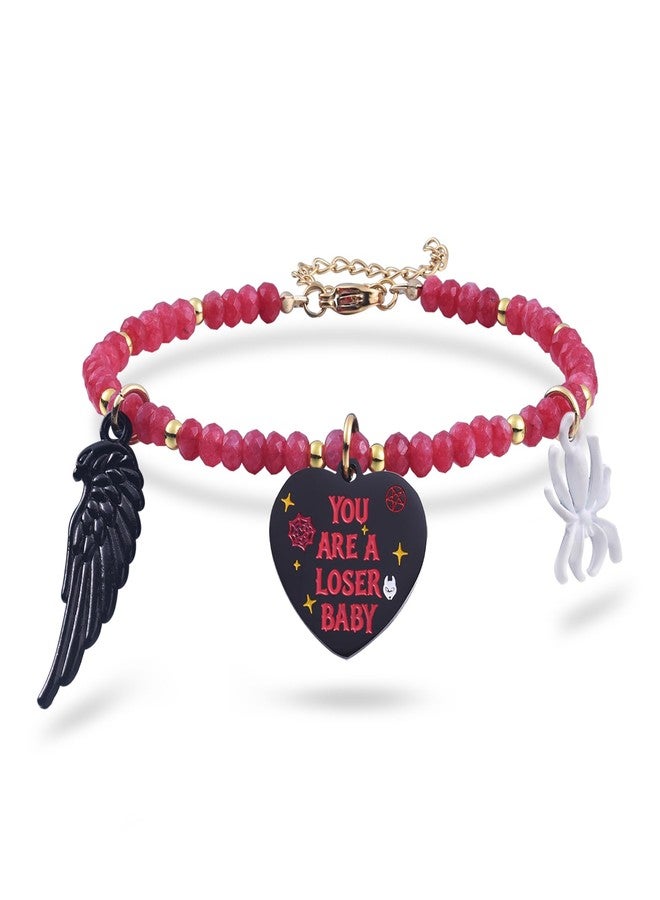 Melix Home Hazbin Merch Hotel Angel Bracelet Friendship Gifts Hasbin Anime Cosplay Bracelets For Women Men Fans Birthday Present - Image 1
