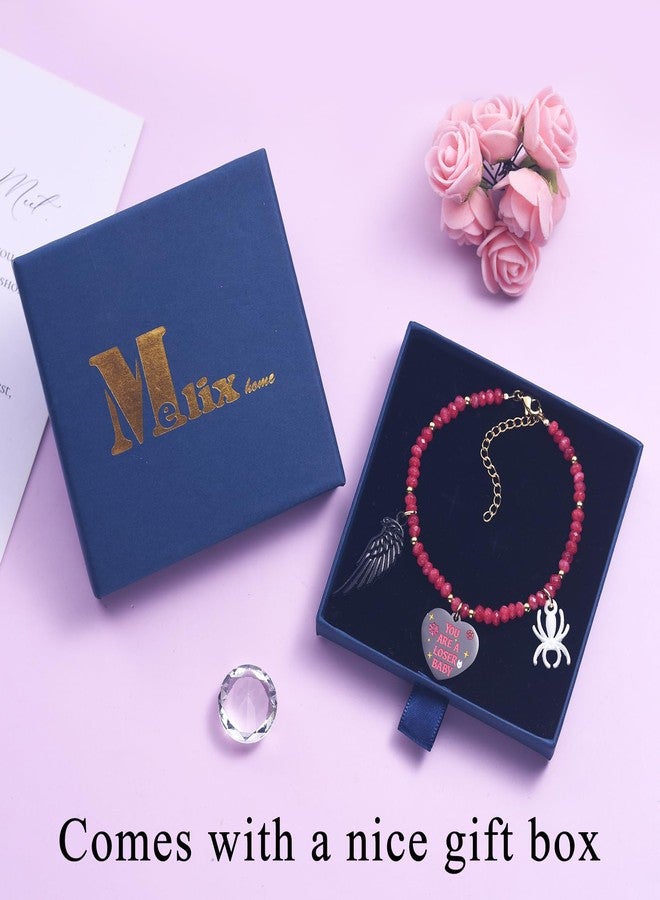 Melix Home Hazbin Merch Hotel Angel Bracelet Friendship Gifts Hasbin Anime Cosplay Bracelets For Women Men Fans Birthday Present - Image 5