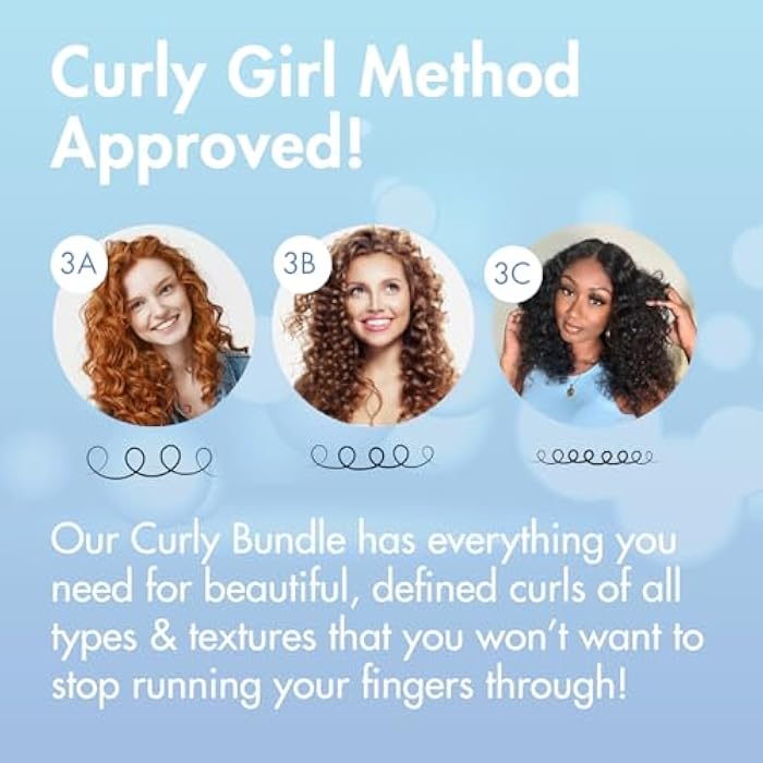 MopTop Curly Hair Care Kit - Detox Shampoo, Gentle Shampoo, Daily Conditioner, Moisturizing Curl Gel, Lightweight Hold Hair Care Products for Wash Day Routine - Image 4
