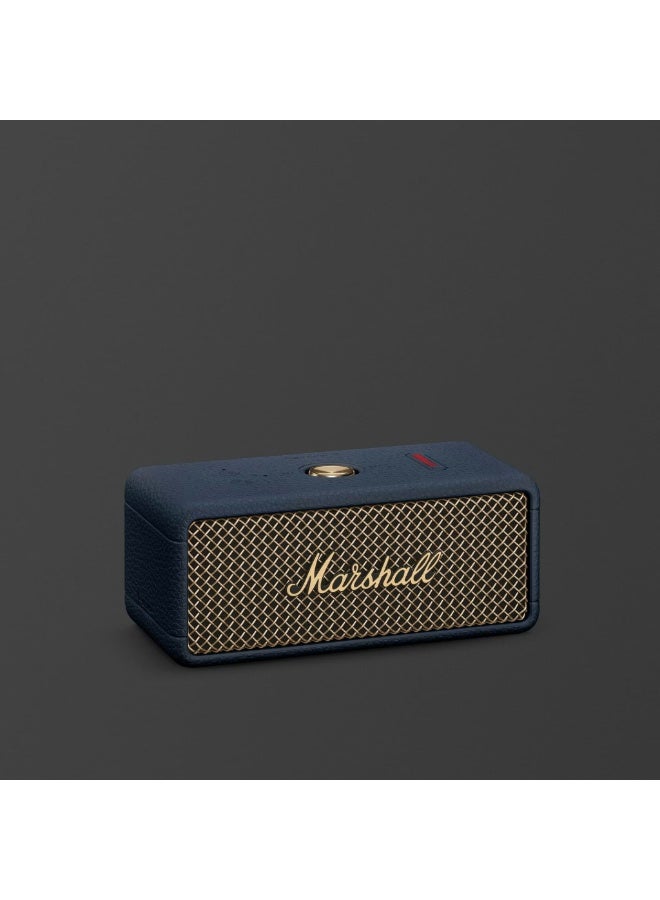Marshall Emberton III Compact Portable Wireless Speaker with More than 32 Hours of Playtime, IP67 Water Resistance Level, Bluetooth Version 5.3, Built-in Microphone - Midnight Blue - Image 4