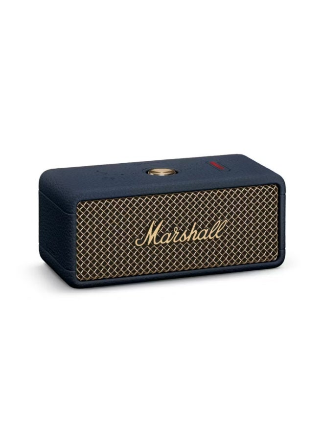 Marshall Emberton III Compact Portable Wireless Speaker with More than 32 Hours of Playtime, IP67 Water Resistance Level, Bluetooth Version 5.3, Built-in Microphone - Midnight Blue - Image 1