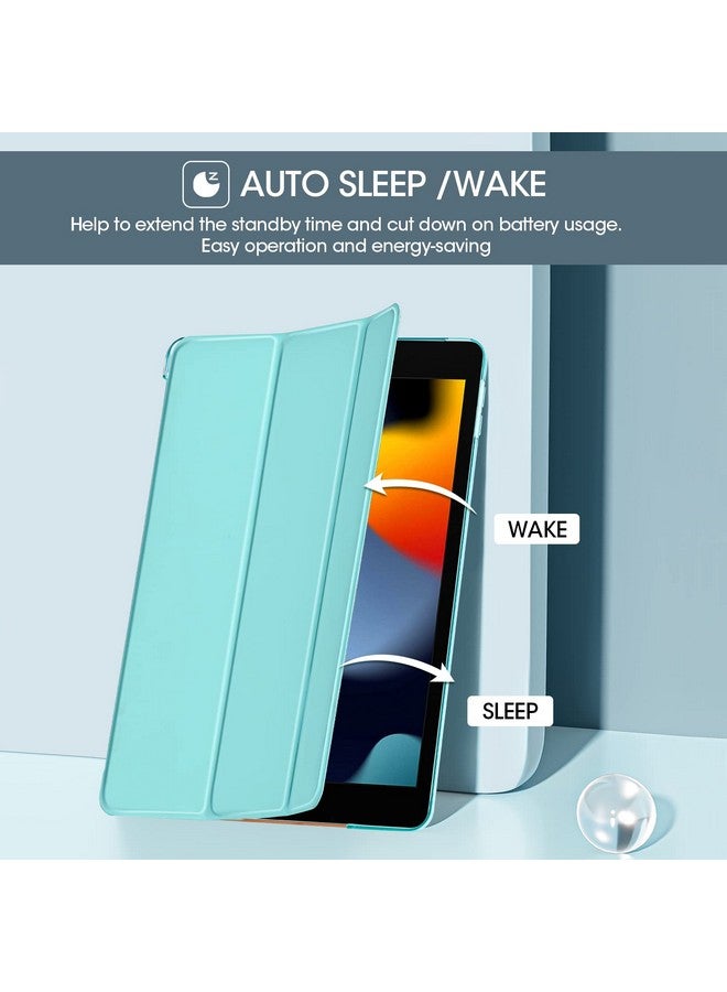 بروكاس حافظة ProCase لجهاز iPad الجيل التاسع 2021/ iPad الجيل الثامن 2020/ iPad الجيل السابع 2019، حافظة iPad مقاس 10.2 بوصة، غطاء iPad الجيل التاسع - أزرق مائي - Image 3