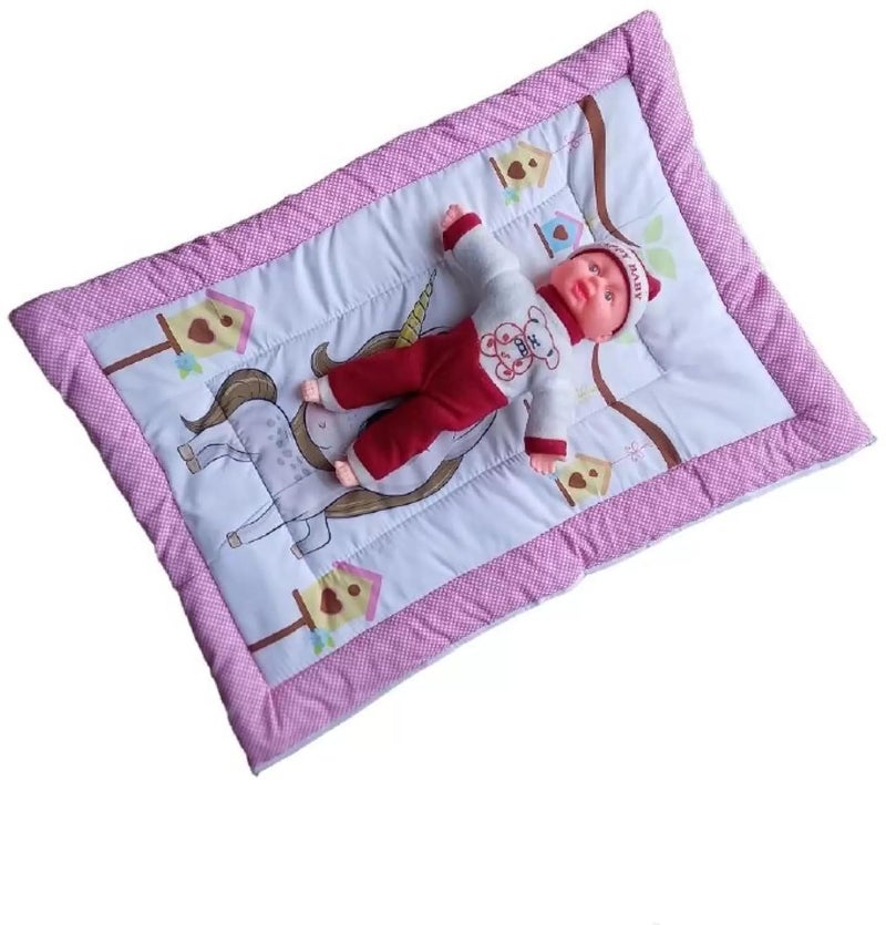 SmallBerry™ Newborn Baby Godadi Bedding Set with Mattress | Multi-Color & Design for Infants | Pack of 2 | Cozy Nursery Essentials for Your Precious Bundle of Joy (Nest&Uni) - Image 5