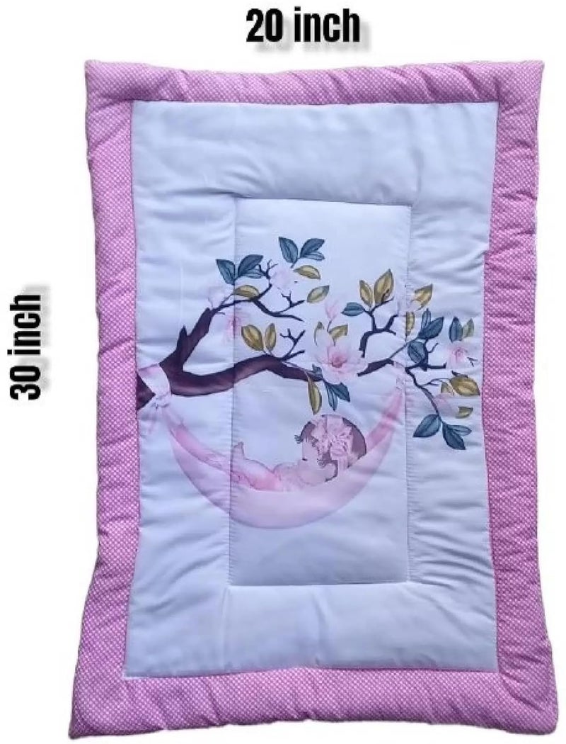 SmallBerry™ Newborn Baby Godadi Bedding Set with Mattress | Multi-Color & Design for Infants | Pack of 2 | Cozy Nursery Essentials for Your Precious Bundle of Joy (Nest&Uni) - Image 3