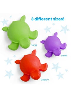 hand2mind Tactile Turtles Math Activity Set Toddler Numbers And Counting Math Counters For Kids Color Sorting Toys Sensory Turtle Game Preschool Learning Activities Montessori Math Materials  - Image 4