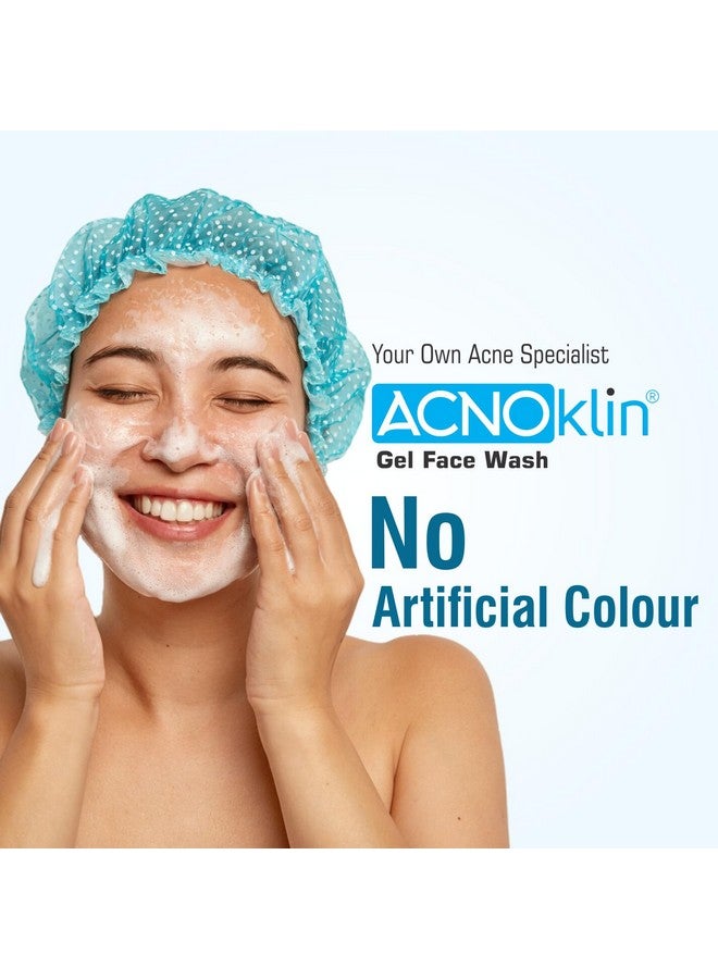 Vegetal Acnoklin Gel Face Wash for Acne and Oily Skin, with Salicylic Acid and Q10, pH 5.5, 50g (Pack of 2) - Image 4