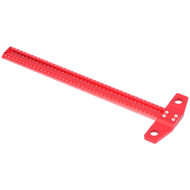 T Square Ruler Aluminum Alloy Removable Woodworking Scriber Art Framing Drafting Tools400mm - Image 4