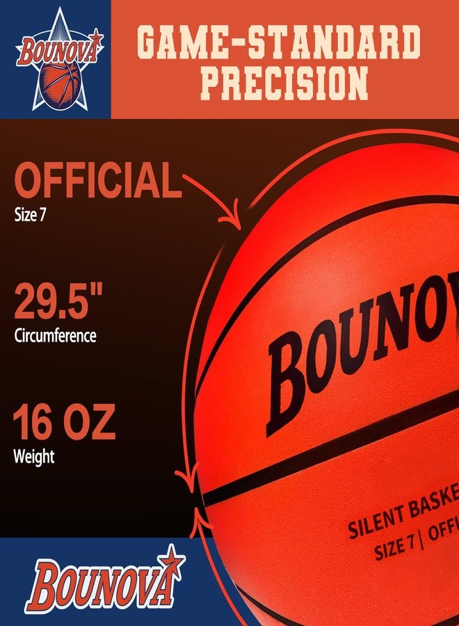 BOUNOVA Silent Basketball | Real Feel Powerful Bounce | Elegant Gift Box Packaging | Pro-Grade PU Foam Indoor Basketballs for Quiet Dribbling & Training - Image 3