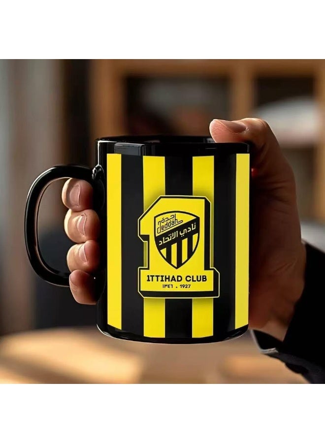Football logo Ceramic cup Coffee cup Gifts fans, birthday gift - Image 1