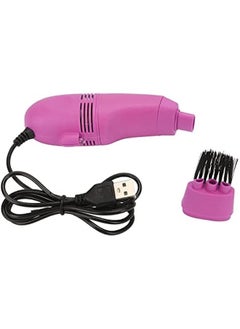 Mini Nail Dust Collector, Desk Dust Vacuum, Nail Dust Vacuum Machine, Negative Pressure Large Suction, for Keyboard, Nail Art Use (Blue)