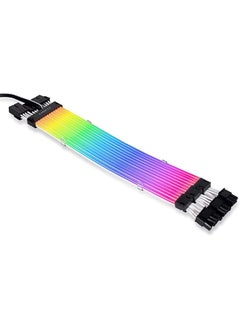 LIAN LI Strimer Plus V2 Triple 8 Pin Pw12 Pv2 Addressable Rgb Vga Power Cable No Controller Included For Triple 8 Pin Gpu Connector Pw12 Pv2 Black  - Image 1