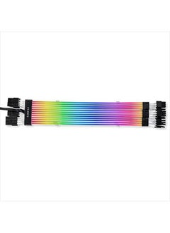 LIAN LI Strimer Plus V2 Triple 8 Pin Pw12 Pv2 Addressable Rgb Vga Power Cable No Controller Included For Triple 8 Pin Gpu Connector Pw12 Pv2 Black  - Image 2