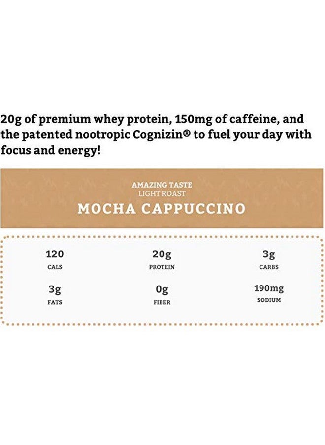 Health & Household - Icon Meals Protein Coffee, Premium Whey Protein, 150Mg Of Caffeine, Nootropic Blend, Gluten-Free & Non-Gmo, Energy And Focus, Keto Friendly, Low Carb, High Protein (Mocha Cappuccino) - Image 1