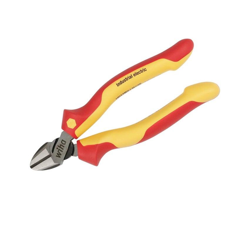 Wiha 32929 8Inch Insulated Industrial Diagonal Cutters Copper - Image 2