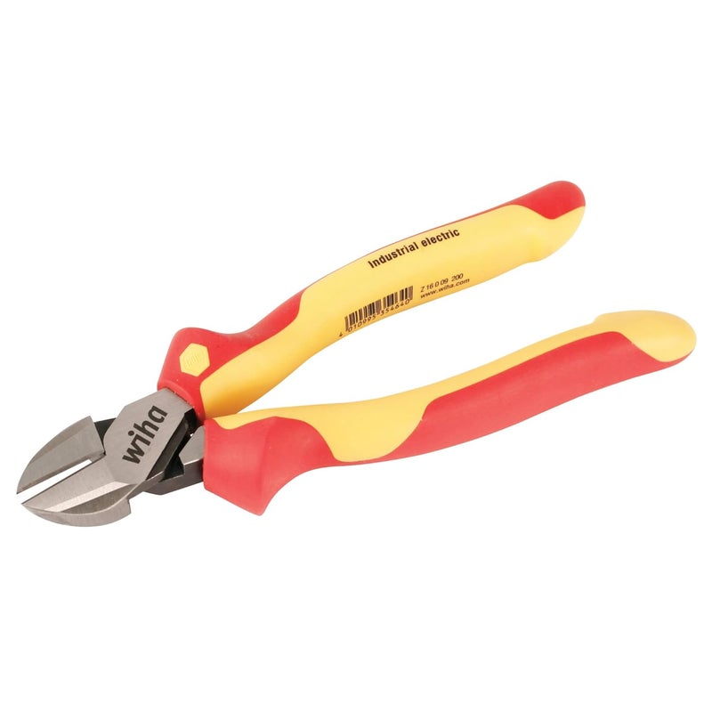 Wiha 32929 8Inch Insulated Industrial Diagonal Cutters Copper - Image 5