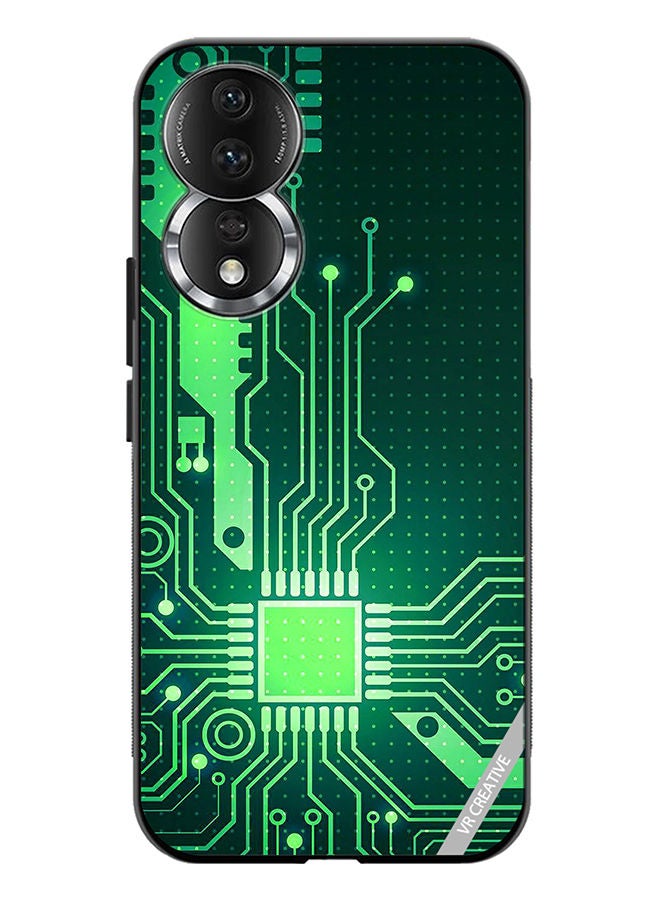 VR CREATIVE Protective Case Cover For Honor 80 Circuit Design Multicolour - Image 1