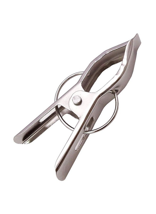 Kuber Industries 24 Piece Steel Cloth Drying Clip, Silver - Image 3