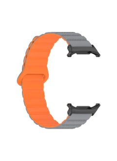 X-level Soft Silicone Watch Band with Samsung Galaxy Watch 7 Ultra 47mm ,Smartwatch Replacement Strap for Men and Women, Easy to wear (Grey)  - Image 2