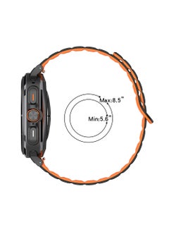 X-level Soft Silicone Watch Band with Samsung Galaxy Watch 7 Ultra 47mm ,Smartwatch Replacement Strap for Men and Women, Easy to wear (Grey)  - Image 4