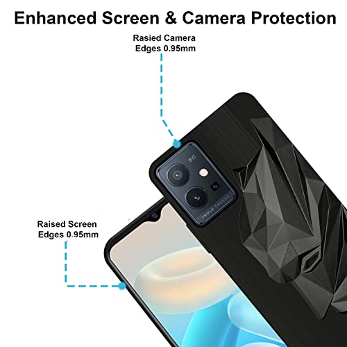 VIDO Exclusive Soft Back Case Cover for Vivo T1 5G / Vivo Y75 5G / Vivo iQOO Z6 5G (Shock Proof |360 Degree Complete Protection) - Image 2