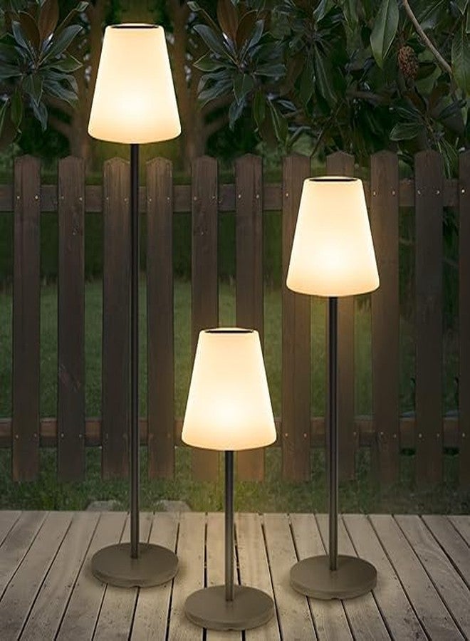 BLURISM Floor Lamp Outdoor & Indoor Outdoor Floor Lamp with Light Sensor Dimmable Outdoor Lamp Warm White RGB USB Rechargeable Waterproof Lamp for Patio Ideal Decor for Home Hotel Dining Table - Image 4