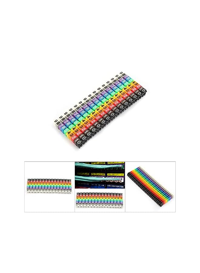 PROMASS علامة، أنبوب علامة الكابل، عملي متين قوي لتثبيت الكابلات للاستخدام المهني الكابلات العامة (150 قطعة KCM-1.5MM 1.5 مربع) - Image 5