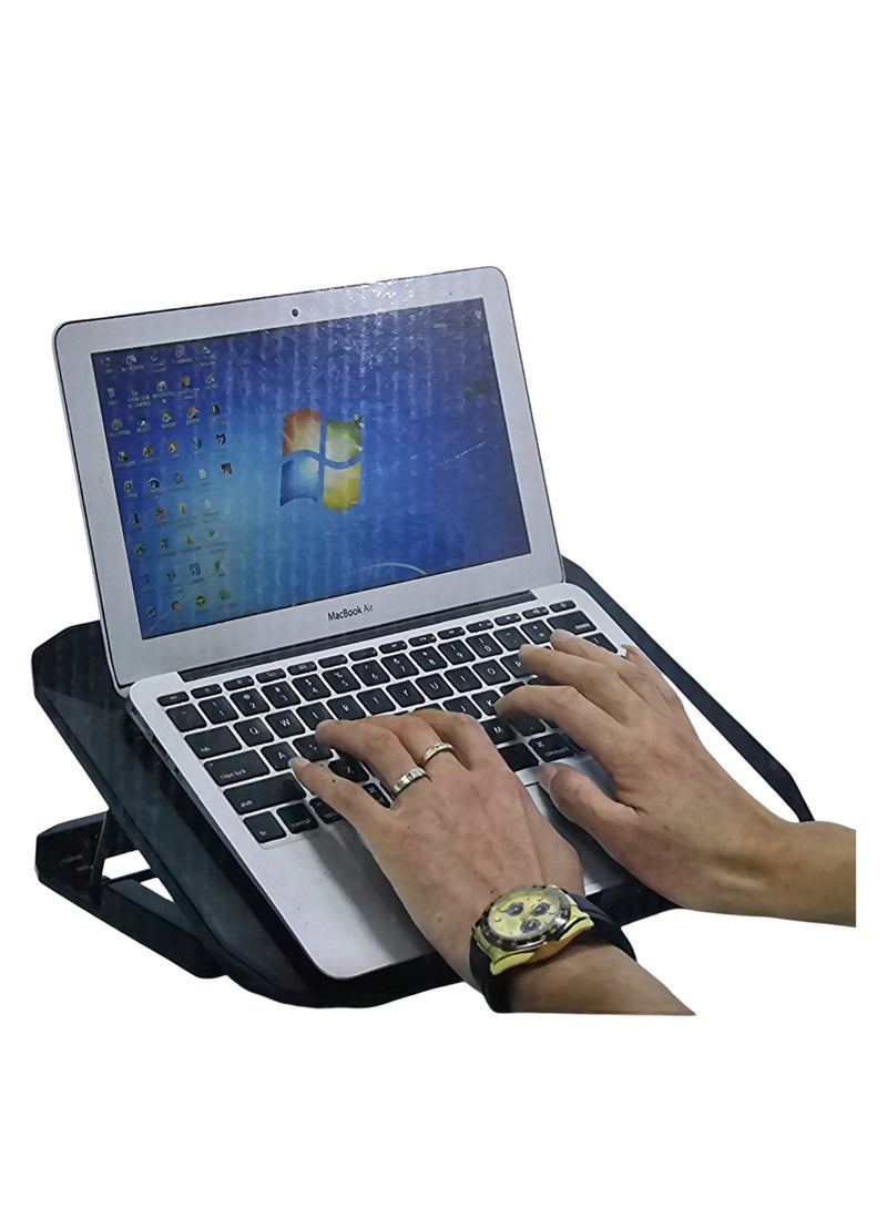 Generic adjustable Laptop Desk with Cooling Fan  - Image 1
