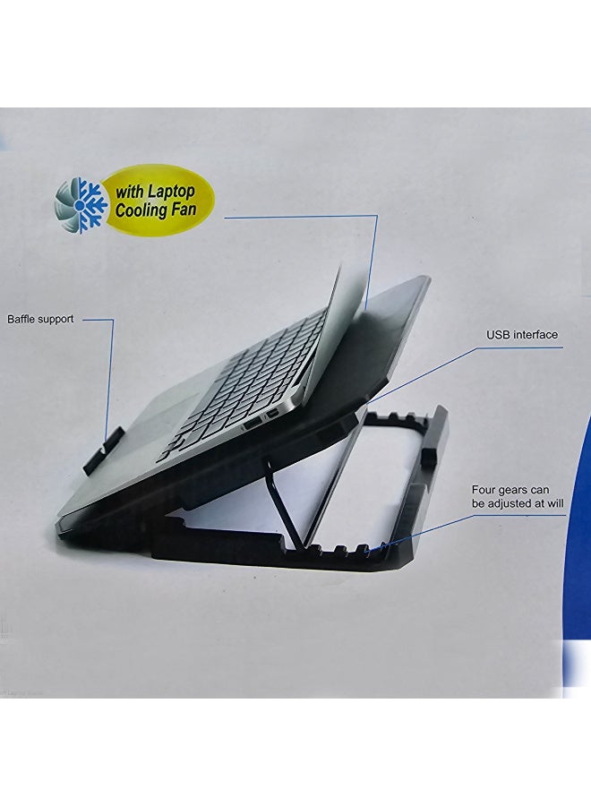 Generic adjustable Laptop Desk with Cooling Fan  - Image 3