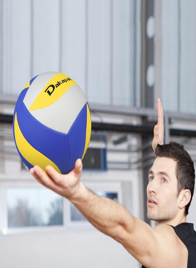 Dakapal Soft Volleyball Official Size 7 Volleyballs Ball Lightweight Volleyball for Youth Beginners Training Outdoor Indoor (0.26-0.29LBS with Pump - Image 5