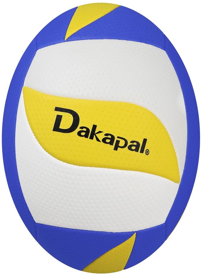 Dakapal Soft Volleyball Official Size 7 Volleyballs Ball Lightweight Volleyball for Youth Beginners Training Outdoor Indoor (0.26-0.29LBS with Pump - Image 2