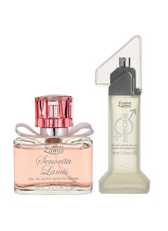 Creation Lamis Senorita Lamis Eau de Parfum For Women 100ml and Creation Lamis Deluxe Everyone Perfume de Toilette Spray  For Unisex 100ml (Combo Pack)  - Image 1