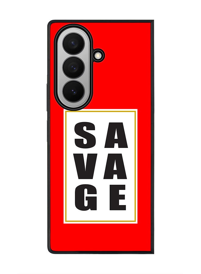 Stylizedd For Samsung Galaxy Z Fold7 Case,Slim fit Camera Protection, Shockproof Thin Phone cover  - Savage