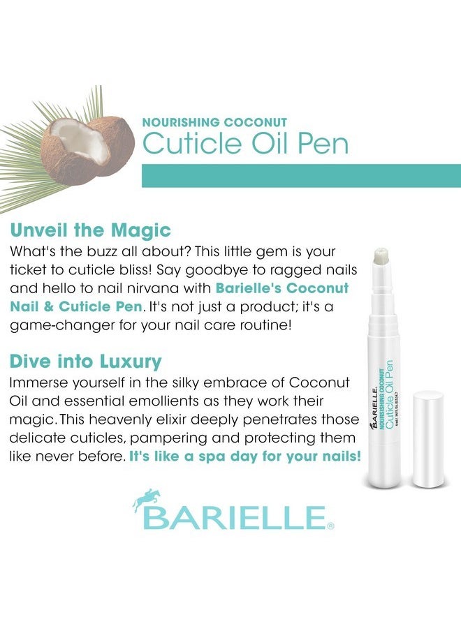 BARIELLE Nourishing Coconut Cuticle Oil Pen .14 Oz.  - Image 4