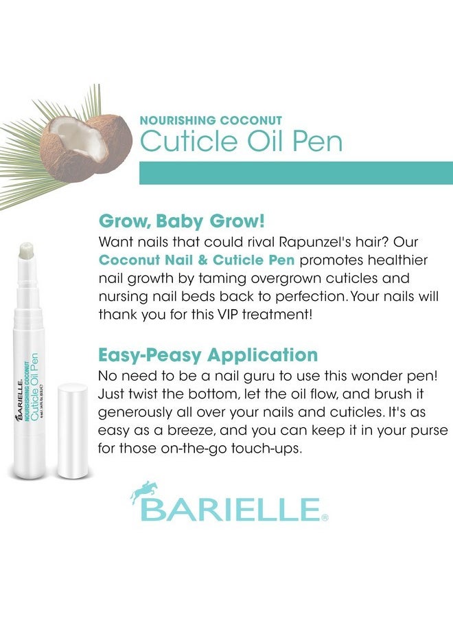 BARIELLE Nourishing Coconut Cuticle Oil Pen .14 Oz.  - Image 3