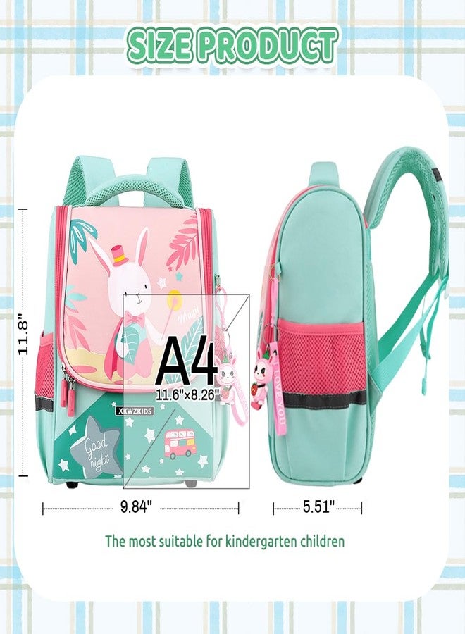 PALAY® School Bag for Girls 3-5 Years Old Small Size Rabbit Children's Backpack Cute Waterproof Kindergarten Bag for Kids - Image 2